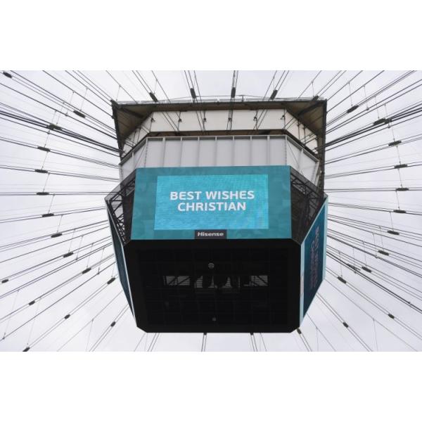 High Resolution P10 full Color Outdoor stadium LED Display 1/4 scanning