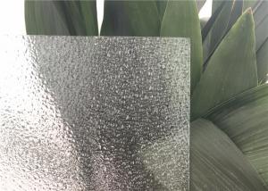 Quality Diamond Patterned Glass 5 Mm ~22 Mm For Toilet Shower Door Rain Flower Pattern for sale