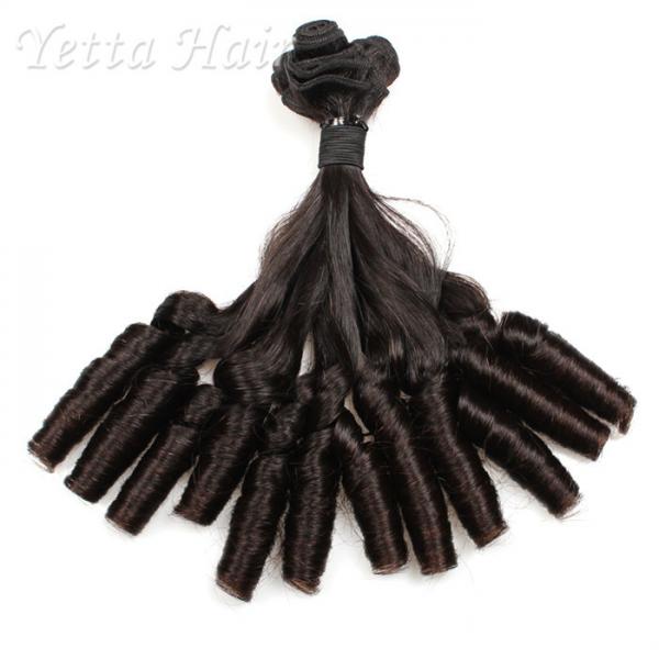 Buy Natural Spiral Curly  Aunty Funmi Hair Extension Hair With 8" - 18'' Length at wholesale prices
