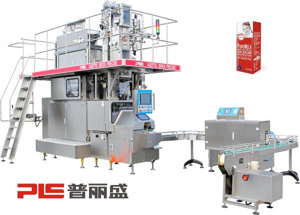 Buy CE Certificate 250ml Slim Juice Aseptic Carton Filling Machine 7500PPH at wholesale prices