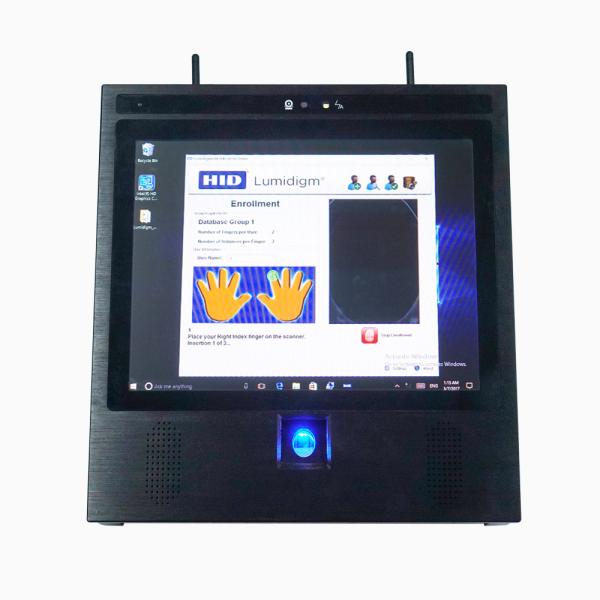 Light Rail Industrial Panel PC Touch Screen / All In One Touch PC 19 Inch Size
