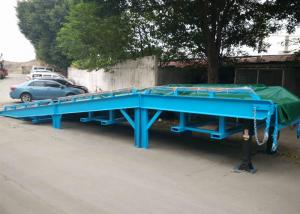 China Steel Mesh Seperated Forklift Mobile Yard Ramp , Portable Dock Ramps on sale
