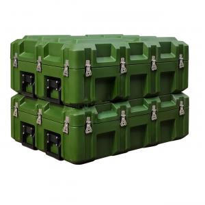 China Heavy Duty Plastic Green Military Hard Case Roto Molded on sale