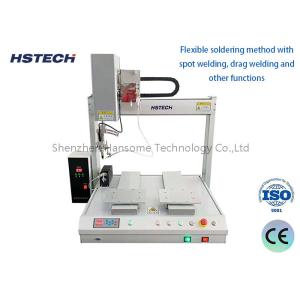 Double Soldering Iron Automatic Soldering Machine With Stepper Motor And Timing