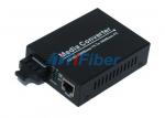 100M Fiber Optic Media Converter For SC LC Port , Fast Ethernet Media Converter