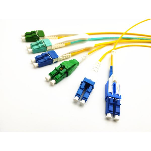 Polarity Reverse LC Uniboot Patch Cord Fiber Optic Single Mode With Push - Pull Tab