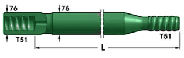T51 Thread 4880mm Length Diamond Extension Rod For Impact Drill Machine