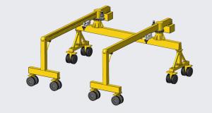 Quality Straddle Container Gantry Crane Beam 50 Ton For Casting Yard for sale