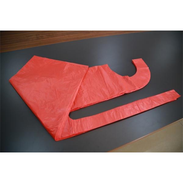Blue Red Yellow Gree PE Apron Flat Packed , Disposable Medical Aprons Waterproof