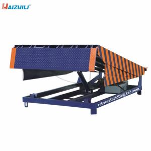 Quality Warehouse loading bridge 8 ton stationary yard dock leveler in china for sale