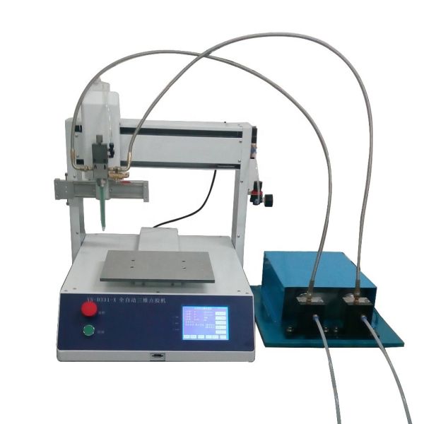 3d Dome Label Dispensing Machine Automatic Epoxy Sticker Doming Machine Glue Machine