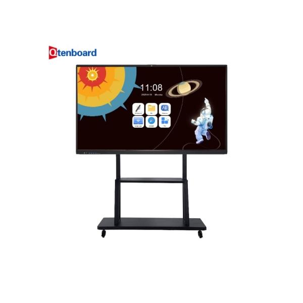 4K LCD Touch Screen Interactive Flat Panel with Dual OS (Windows + Android) for Smart Collaboration in 55-110 Inch Sizes