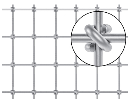 Hot Dip Galvanised Wire Field Fence Height 2m High Strength Woven