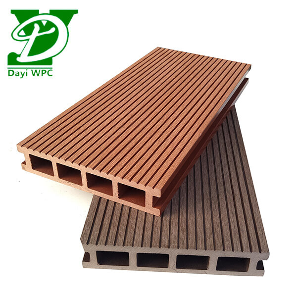 Hollow Modern Waterproof WPC Decking Total Solution for Swimming Pool