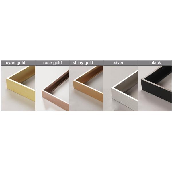 Blue Gold Foil Abstract Landscape Oil Painting On Canvas Hand Painted Modern Textured Medium Oil