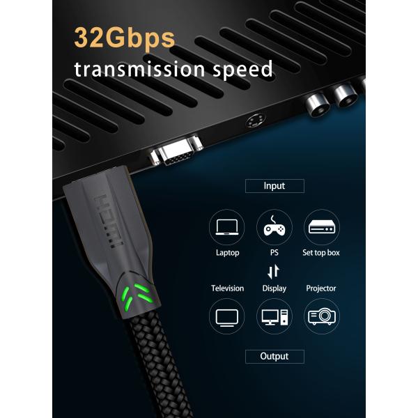 5ft Braided Sony High Speed Hdmi Cable With Ethernet 2160P Audio Return ARC