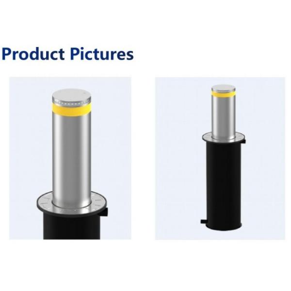 Anti-Collision Automatic Rising Bollards Embedded/Flanged Installation Security Lifting Columns