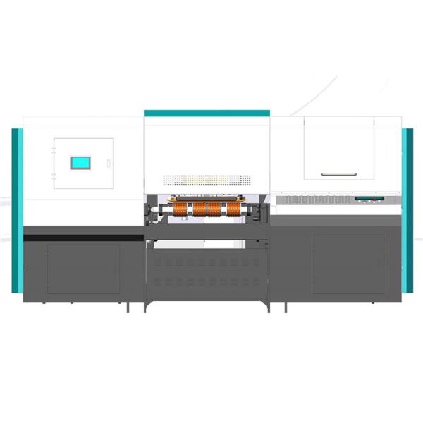Auto Wallboard Digital Single Pass Printer With UV Ink Vivid Colorful Image