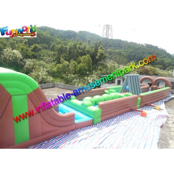 Waterproof Inflatable Playground 0.55mm PVC Tarpaulin Obstacle Course Inflatable