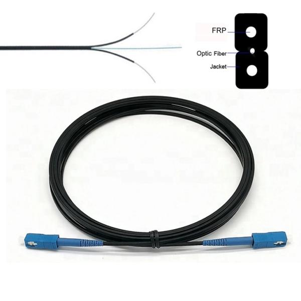1 Core FTTH SC Drop Cable Fiber Optic Patch Cord