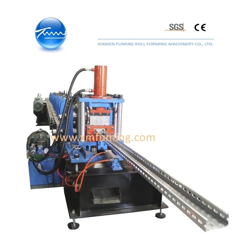 CU Purlin Roll Former Equipment Automatic With Hydraulic Cutting System