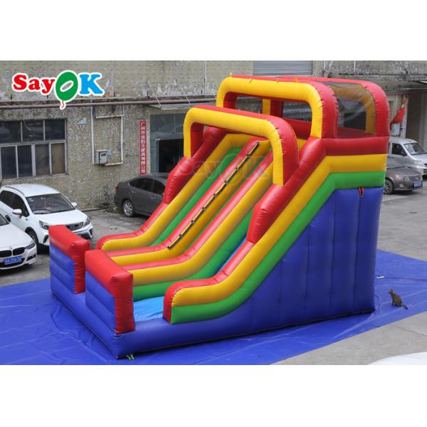 Outdoor Inflatable Slide Simple PVC Inflatable Bouncer Slide Blow Up Double Dry Slide Inflatable Slide For Kids
