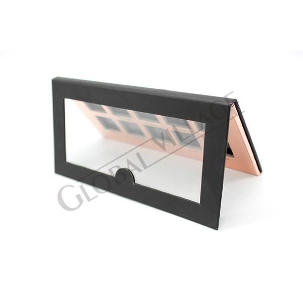 10 pan Empty Eye Shadow Palette CMYK PMS Pantone Printing With Magnet Sheet