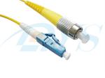 LC-LC Duplex Configuration Singlemode Optical Fiber Patch Cord With ANSI, IEC