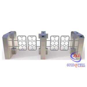 Waterproof Dual Lane Swing Barrier Turnstile Anti Collision Function Movement