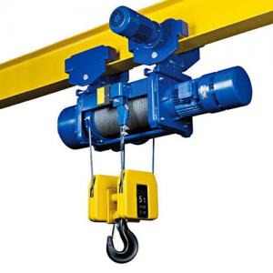 Quality 5 Ton 5000kg Wire Rope Electric Crane Winch 220V 3 Phase 50HZ for sale