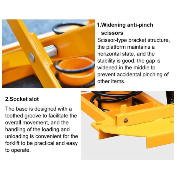 Cargo Lift Table Lever Loader for manual loading & unloading
