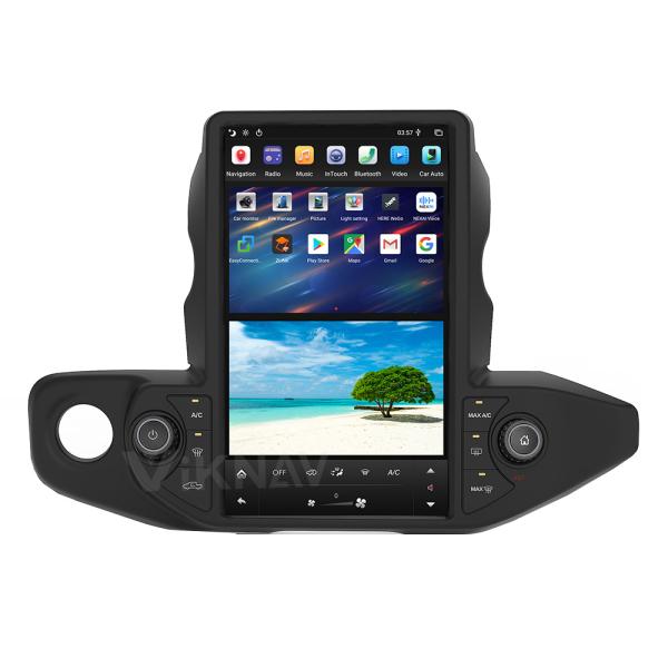 Viknav Car Radio For Jeep Wrangler (2018-2021) 13.6 inch GPS navigation DVD multimedia auto stereo 2din