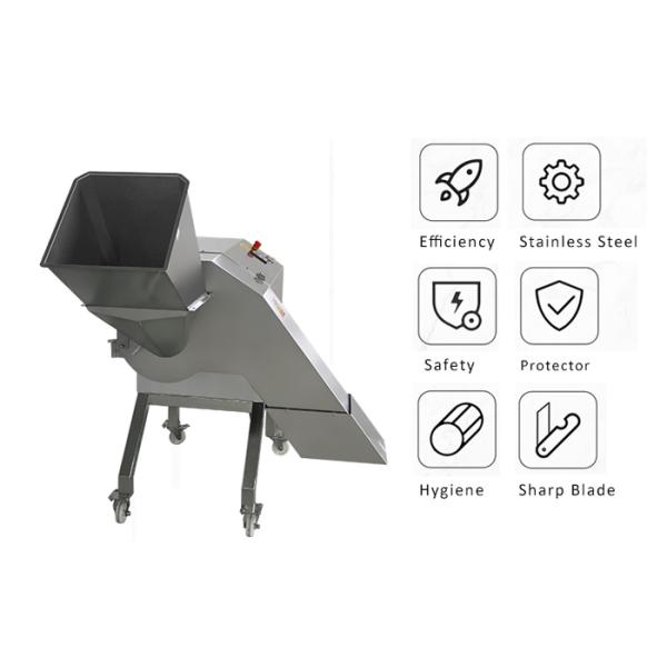 3D Vegetable And Turnip Dicing Machine 1000kg/H With Adjustable Cutting Speed