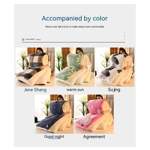 Hotel Bed Queen Size Microfiber Quilt with Customized Design and Printed Pattern