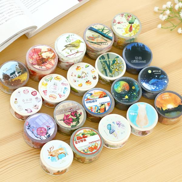 Writing Printed Custom Washi Japanese Paper Tape For DIY