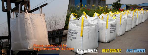 100% virgin polypropylene woven pp big bag/jumbo bags for sand/ore/stones/pellets/waste manufacturer, bagplastics, bagea