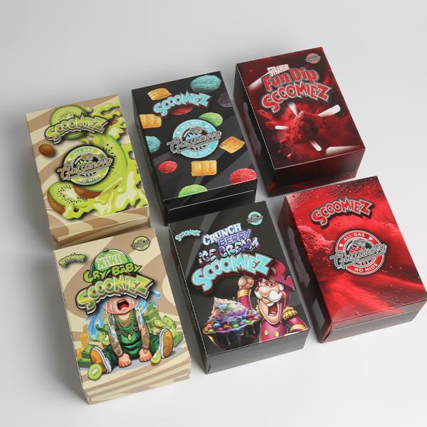 Paper Tuck Top Auto Bottom Box Packaging Custom Shape With Double Side Tape