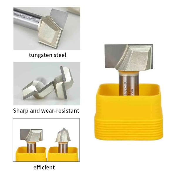 Arden CNC Router Wood Bit Tools Flat Bottom Milling Cutter 30mm 2 Flute Cleaning Bottom Bit Wood Woodworking Straight Bit