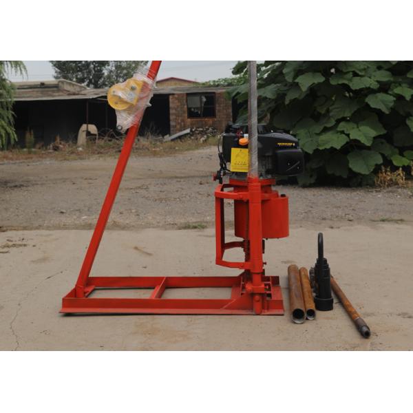 Small Portable 30m Depth Soil Sample Drill Rig Pneumatic Driven