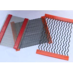 Quality Anti Clogging 1500MPa 65Mn Self Cleaning Vibrating Screen Mesh for sale