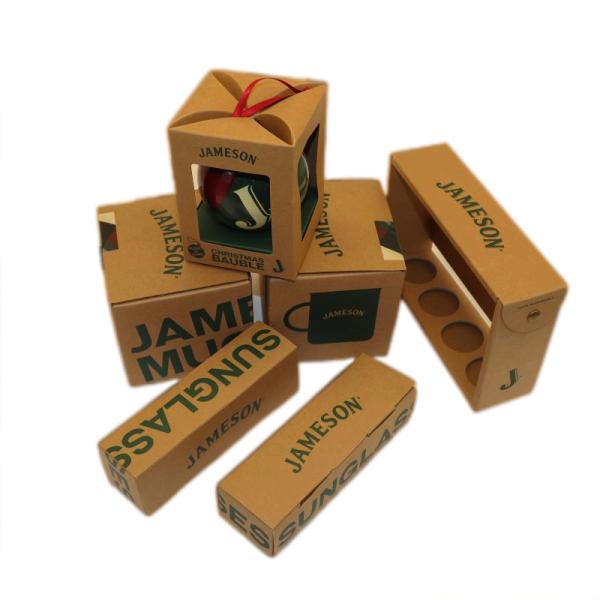 Brown Kraft Paper Gift Box , Sustainable Cardboard Boxes ISO9001 ISO14001