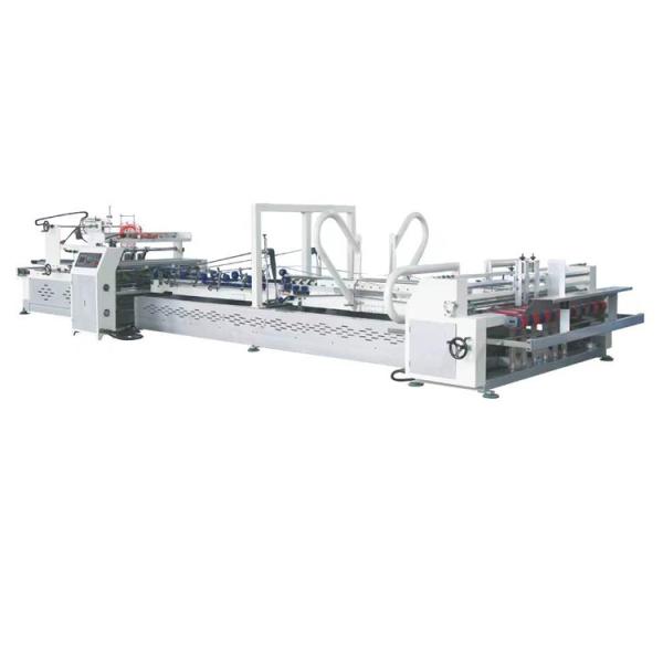 220V Corrugated Cardboard Automatic Folding Gluing Machine for Nail Box Production