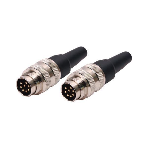 500V M16 Circular Connector Straight Socket Male Plug Connector