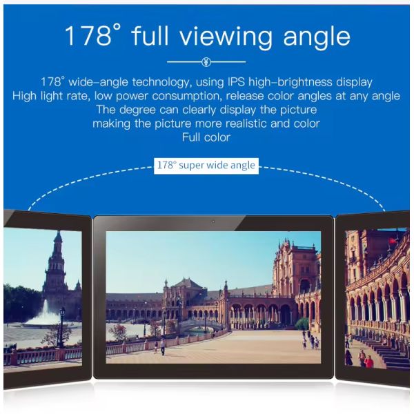 10.1inch wall mount Commercial poster Display Digital signage android tablet pc POE NFC Camera Touch screen for shopping mall