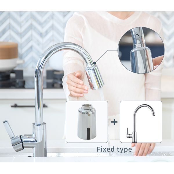 Pull Out Type Automatic Faucet Sensor Brass With G1/2 Inlet Connector