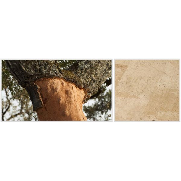 Popular 1.35m Width Dark Black Color Cork Fabric by Yard for Handbad, Wallet Making