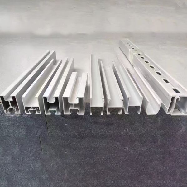 Silver Anodized Aluminum Solar Panel Mounting Rails for 1000kg Load