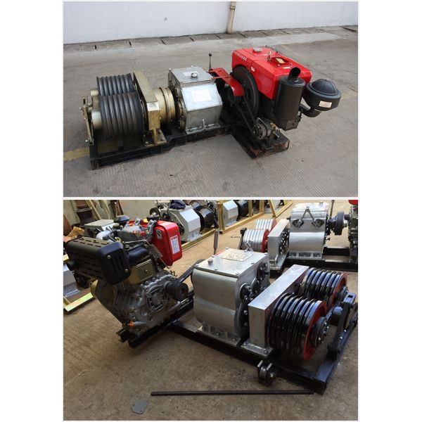 18kw Cableway Puller Cable Stringing Equipment For Underground Cable Laying Equipment