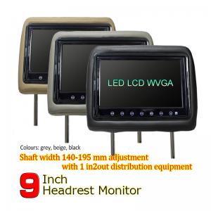 China High Resolution Portable Headrest Monitors , Car Pillow Monitors Low Power Consumption on sale