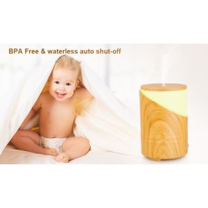 160ml Portable Wood Grain Oil Diffuser For Hotel